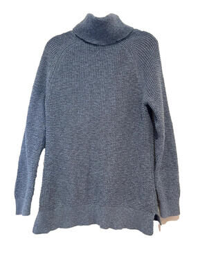 LL‎ Bean sz L cotton turtleneck long sleeve cozy sweater New England preppy DD